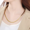 Fashion Link Chain Necklace Stainless Steel Flat Nk Chain DIY Jewelry Accessories