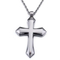 Fashion Stainless Steel Unisex Simple Religious Necklace Cross Jewelry Pendant