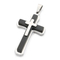Men's Trendy Stainless Steel Three-Layer Three-Dimensional Cross Pendant Accessory Jewelry Wholesale