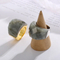 18K Gold Plated Women's Colorful Natural Stone Statement Ring