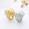 Geometric Design Glossy Finish Ring for Stylish Index Finger