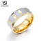 Fashion Elegant Unisex Universal Polished Tungsten Steel Geometric Angular Ring
