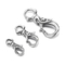 Trendy Casting Skull Multi Functional Keychain Ring Luggage Buckle Pendant Accessories Stainless Steel Jewelry