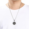 Retro Sun Smiling Moon Celestial Body Pendant Ancient Egypt Horus Eye Stainless Steel Men's Pendant