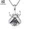 European and American Stainless Steel Men's Mechanical Gear Beetle Pendant, Cross-Border Amazon Direct Sales Necklace