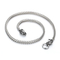 Vintage and Personalized DIY Zodiac Snake Jewelry, Punk Style, Aged Double Dragon Head Ghost Dragon Bone Chain Stainless Steel Men's Necklace