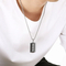 Retro Trendy Unique Rhombus Pattern Razors Stainless Steel Men's Pendant