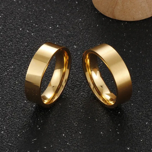 Stainless Steel Jewelry Simple Smooth Ring Suitable for Daily Wear