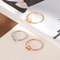 Fashion Commuting Stainless Steel Creative Hollow Knot Temperament Girl Ring Jewelry Wholesale