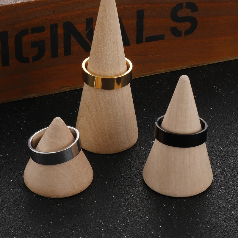 Stainless Steel Jewelry Simple Smooth Ring Suitable for Daily Wear