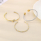 Vintage Personality Cross-Knot 18K Gold-Plated Twisted Stainless Steel Bangle Wholesale