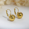 Wholesale European American Minimalist Earrings Stainless Steel Ball Ear Buckles Fashion Jewelry