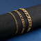Unisex Hip Hop Stainless Steel Nk Chain Simple Fashion Jewelry Bracelet