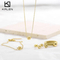 Personalized Cat Paw Stainless Steel Jewelry Set of Four Jewelry Pieces