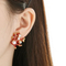 Stainless Steel Flower Shaped Earrings Are Fashionable Jewelry Suitable for Daily Wear