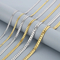 Stainless Steel Chain Bracelet Necklace Jewelry Set Suitable for Daily Wear