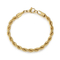 Durable Twisted Stainless Steel Chain Bracelet for Men
