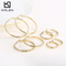 Fashion Stainless Steel Multi Specification Round Girl Temperament Earrings Jewelry Wholesale