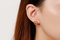 European American Fashion Minimalist Trendy Earrings Stainless Steel Hollow Heart Stud Earrings