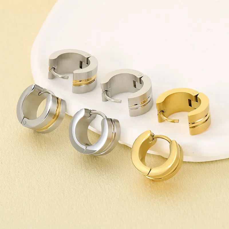 Fashion Jewelry Stainless Steel Earrings Suitable for Daily Wear