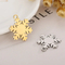 Fashionable Hexagonal Snowflake Exquisite Small Pendant Christmas DIY Accessory