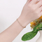 Stainless Steel Trendy Fashion Temperament Personalized Single Circle Zircon Full Diamond Bracelet Necklace for Women