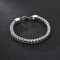 Unique Men's Square Bracelet with Dragon Bone Design