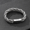Punk Rock Simple Fashion Stainless Steel Double Layer Men's Jewelry Bracelet