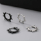 Wholesale Trendy Men's and Women's Earrings Jewelry Stainless Steel Cone Round Earrings