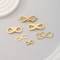 Stainless Steel Infinity Symbol Accessories DIY Love Heart Charm Jewelry Parts