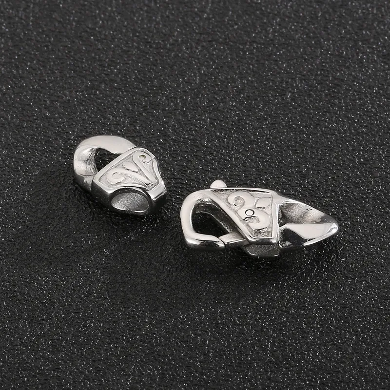 Creative Gothic Pattern Stainless Steel Bracelet Necklace Accessories Clasp