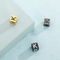Manufacturer Fashion 26 English Letter Pendant Personalized Stainless Steel Square Bead DIY Bracelet Jewelry Accessories