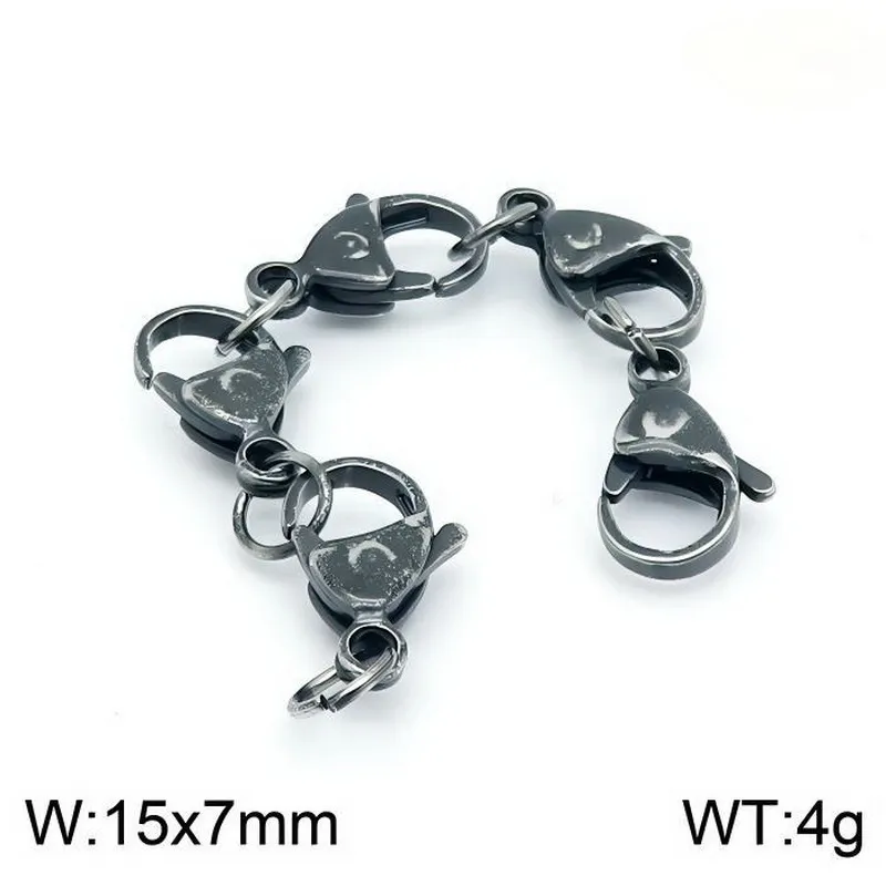Spot Direct Supply of Stainless Steel Lobster Buckle DIY Handmade Jewelry Accessories Wholesale