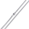 Manufacturers Wholesale New Stainless Steel Necklace Square Pearl Fashion Chains Necklaces