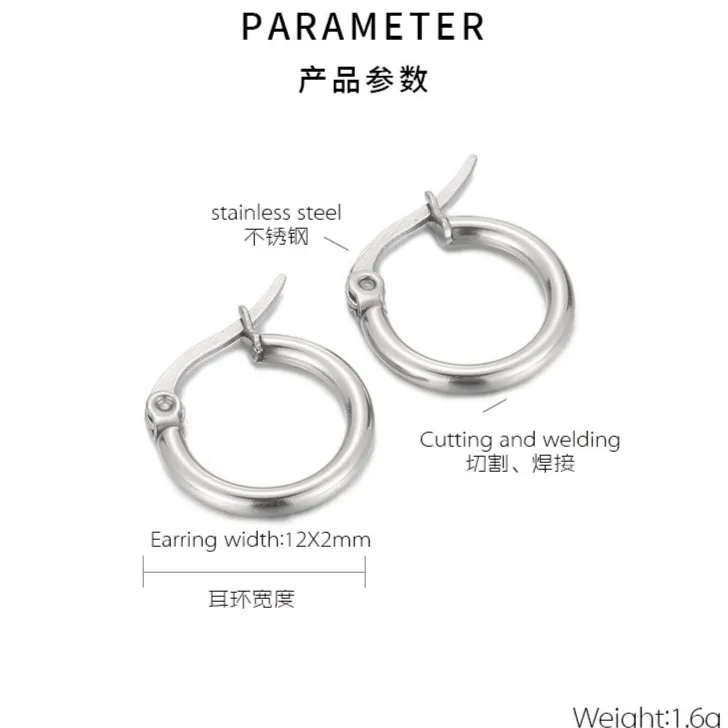 Wholesale Large Hoop Earrings: Simple and Chic Women's Jewelry