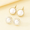Stainless Steel Paired with Imitation Pearl Earrings for Women's Fashion Jewelry